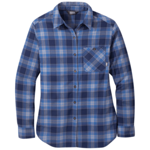 Blue colored checkered shirt with pocket