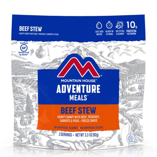 BEEF STEW POUCH is available for sale to the campers